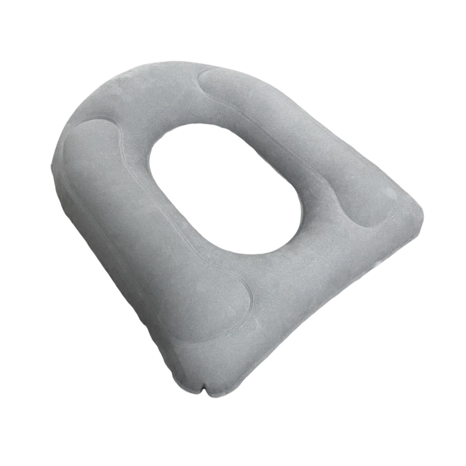 Aufblasbares Toilettensitzkissen, Bequeme erhöhte Unterstützung, sichere Saugnäpfe, tragbar, PVC, for Reisen, universeller Einsatz geeignet