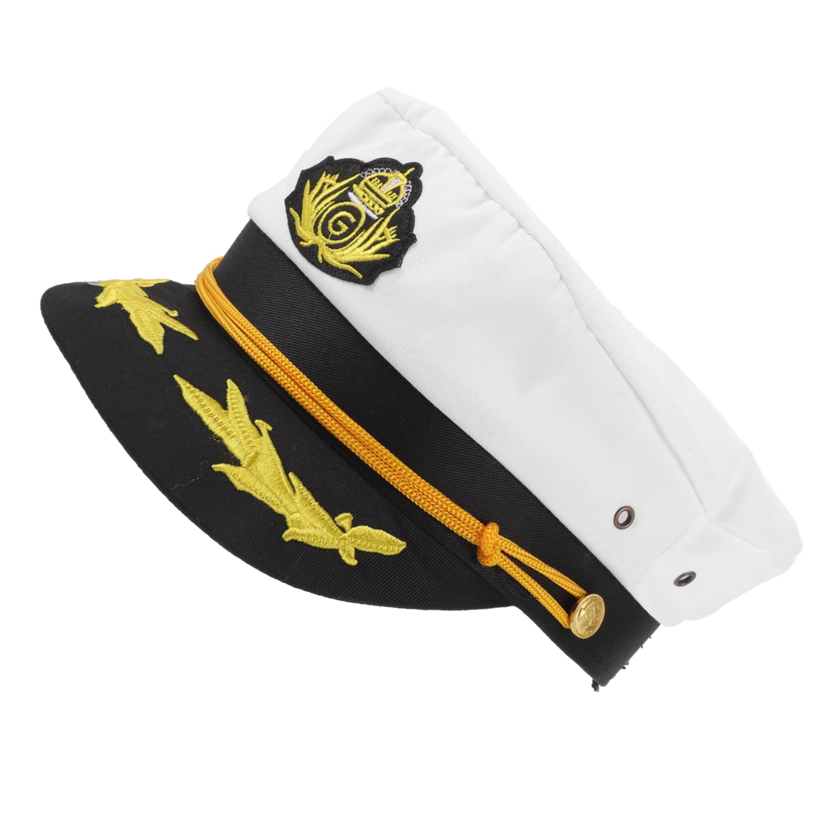 GALPADA 2piezas Sombrero De para Adultos Gorro De Cosplay Náutico Bordado Accesorio para Fiesta y Eventos Náuticos