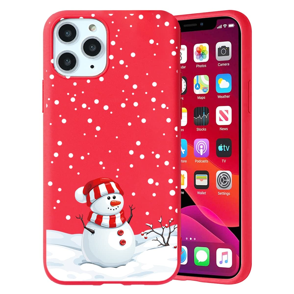 Yoedge Natale Cover compatibile con iPhone 15 Pro Max 6,7