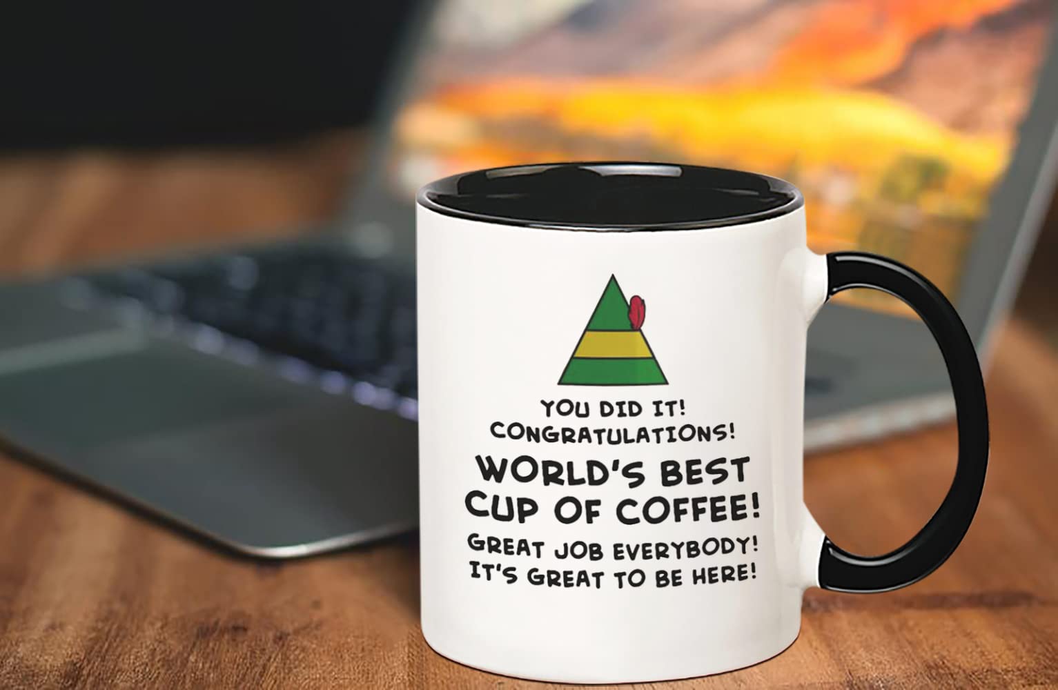 Amazon.com: Fonhark - Buddy the Elf Movie World's Best Cup of Coffee, 11 Oz  Novelty Coffee Mug/Cup : Home & Kitchen