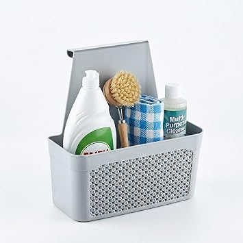 Orret Home Dolap  i As labilir Plastik Organizer Deterjan S nger D zenleyici Ask  Mutfak Banyo Dolap  i D zenleyici Kapak Arkas  Organizer Sepet Asorti Renk