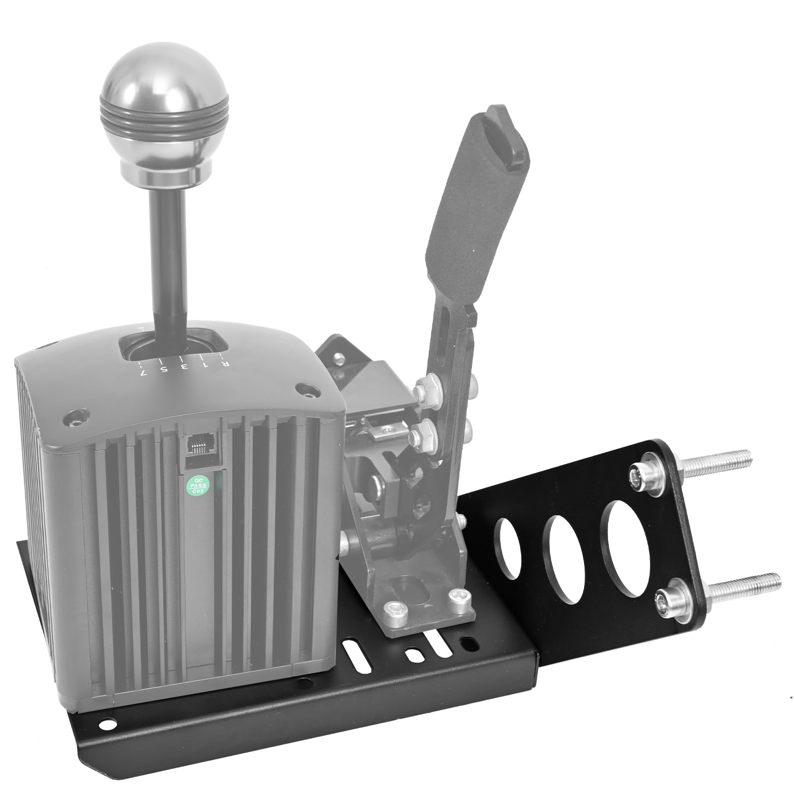 Dardoo Racing Shifter Mount Upgrade für Rennradrahmen mit Befestigungsschrauben, nur für Teilradrahmenmontage Shifter, Handbremse und Joystick