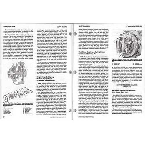 Miniatura 4 de 1415-1010 - Manual de servicio compatible con John Deere 2555 2550 2355 2255 compatible con JD-58