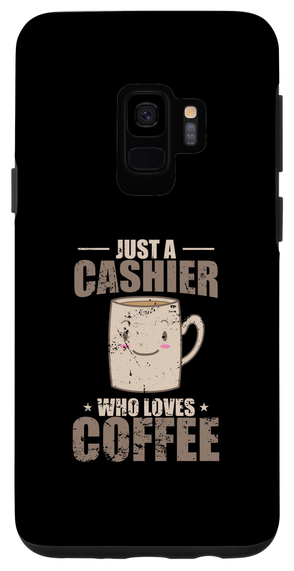 Galaxy S9 Just a Cashier who loves Coffee Seller Case
