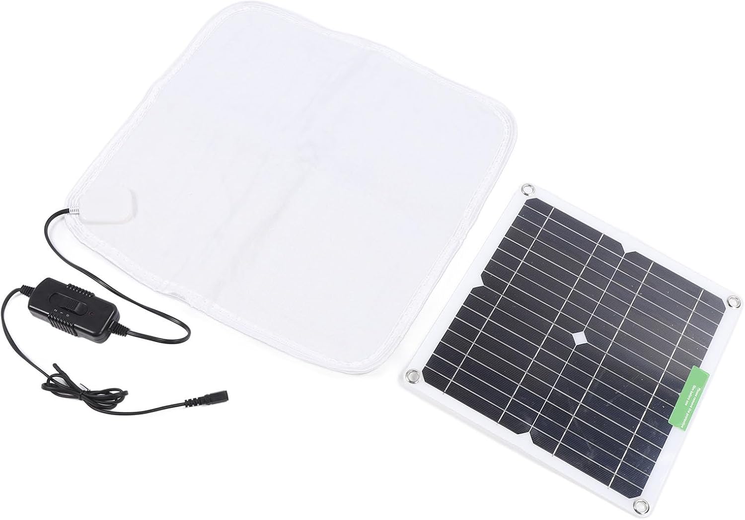 Solar Panel Heating Blanket 12V 50W Portable Pet Heating Pad for Car Outdoor Use - Rapid Uniform for Your Fur Baby
