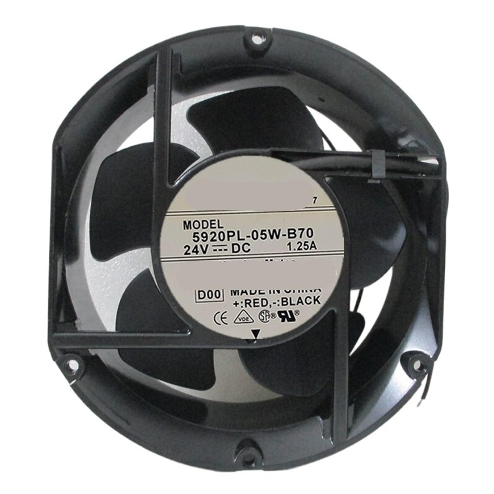 ventilateur de refroidissement 24VDC 1.25A 172mm 5920PL-05W-70 axial