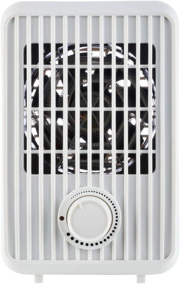 Silvercrest Desktop Fan Heater Compact and powerful 600W Thermostat