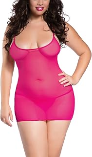 Xs and Os Women's Polyester Spandex Mix Solid Midi Babydoll Lingerie Price In India