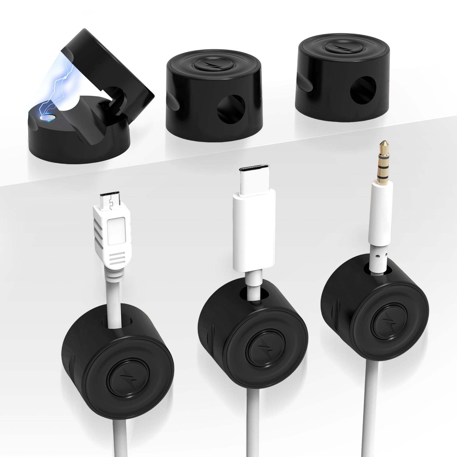 Amazon.co.jp: ケーブルホルダー マグネット 6個セット 配線 収納