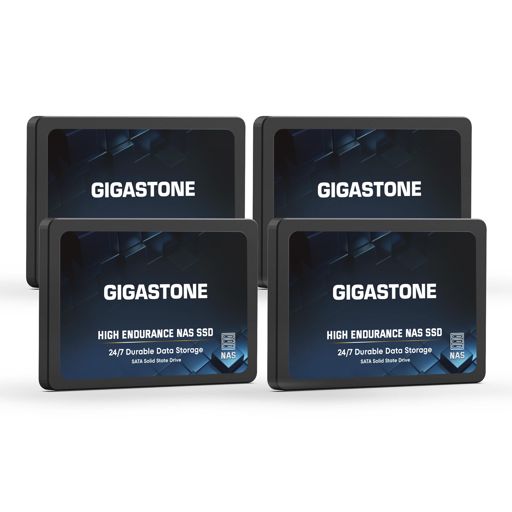 Gigastone 【NAS Certified】 High Endurance 4TB SSD (4-Pack)– for Gaming/PC/Laptop/NAS SSD 24/7 Reliable 2.5" SATA Internal Solid State Drives RAID Data Storage 2.5 inches SATA 3.0-image-32