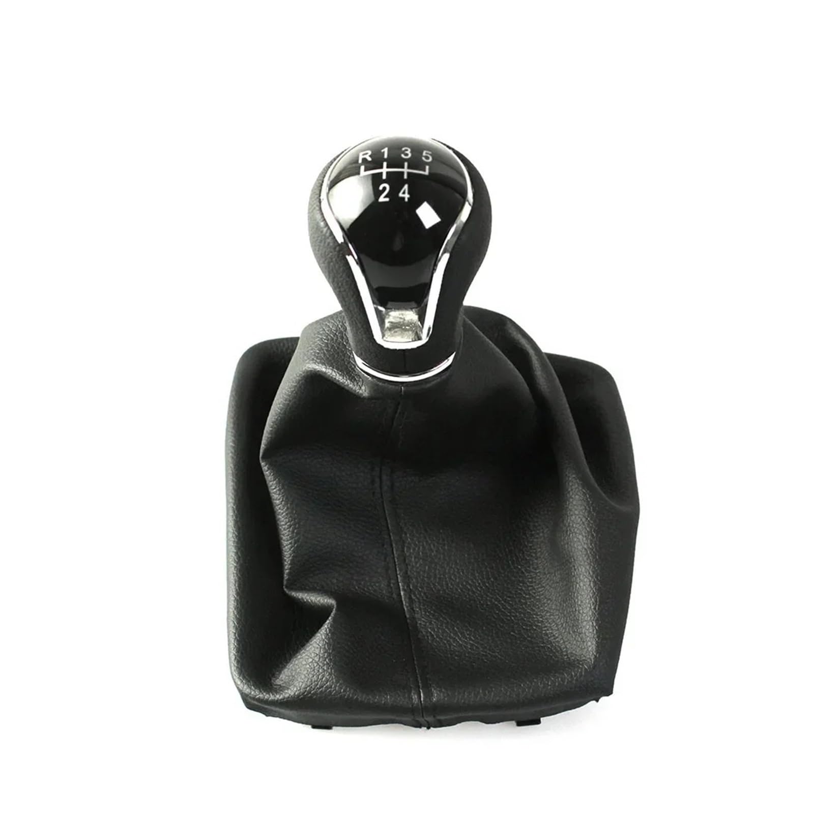 SAUANMNKTP Gearshift Knob for Seat Leon III MK3 2012-2020 5 6 Speed Gear Shift Knob Shifter Level Stick(5 Speed Black)