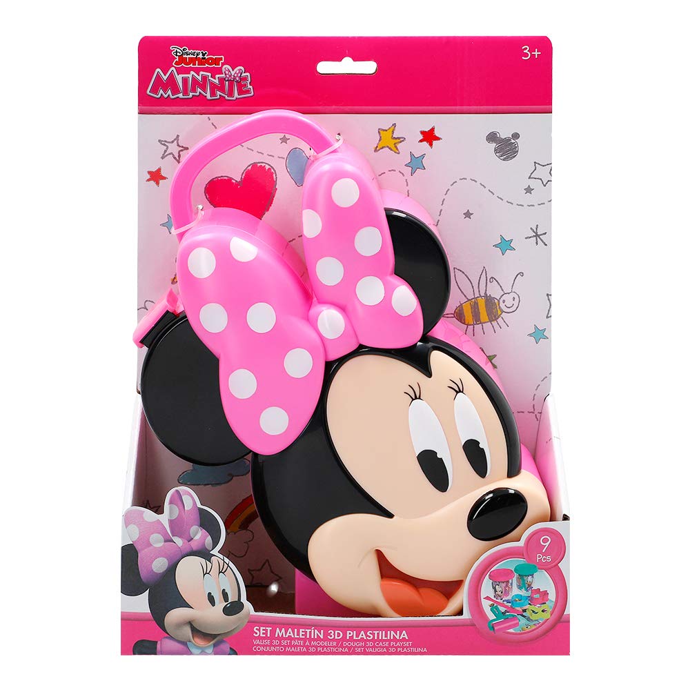 Disney – Scatola 3D Plastilina stampi & Utensili Minnie (Colorbaby 77191)