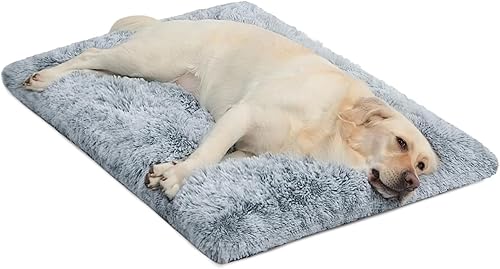 Cama para perros extra grande lavable para razas de perros XL grandes, almohadilla de felpa suave para perrera, cómoda, autocalentable,