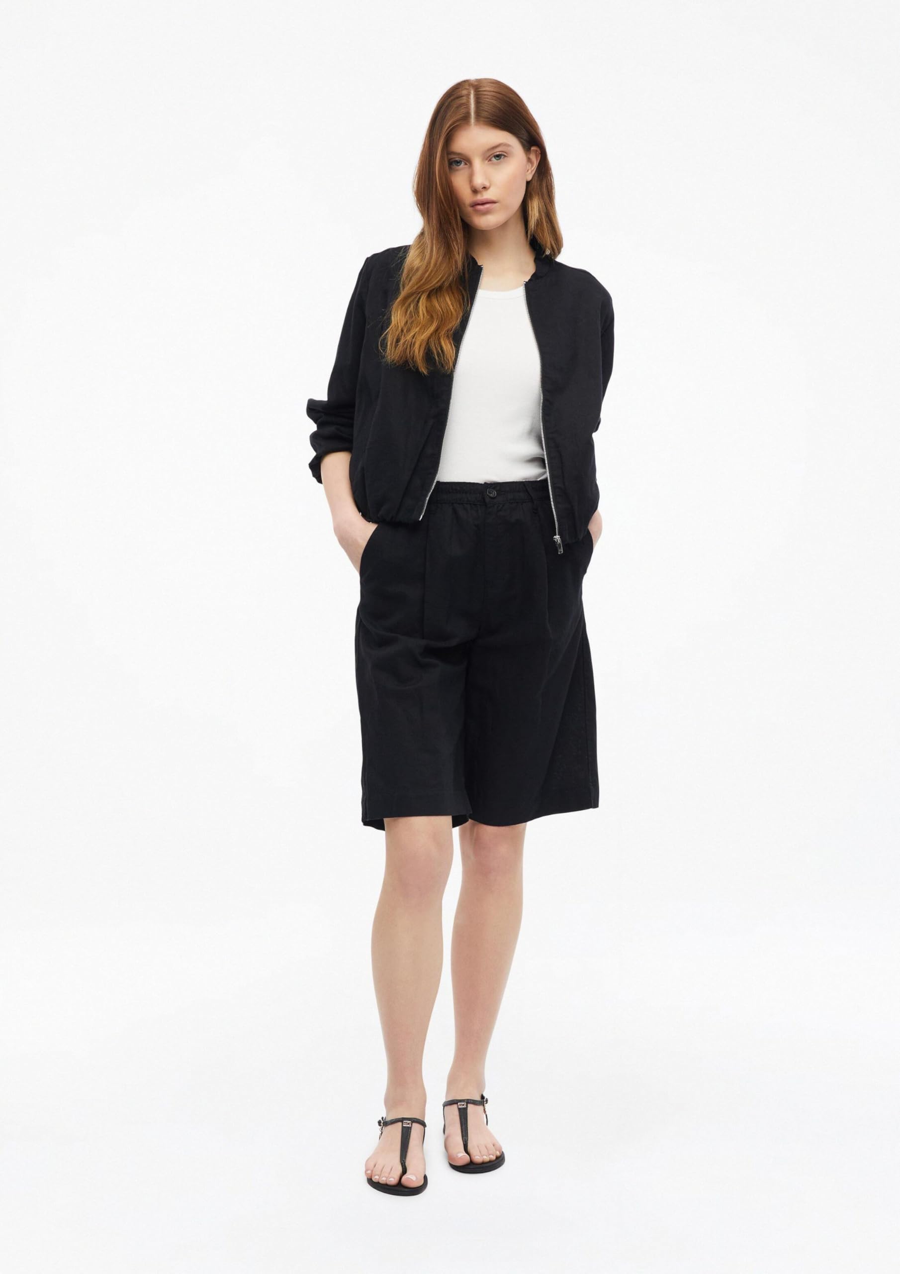 s.Oliver Damen Bermuda aus Leinenmix 2179244