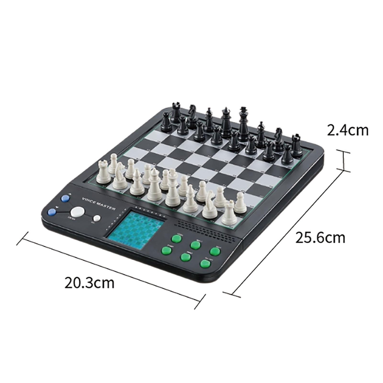 Intelligentes Elektronisches Schachset, Interaktives Schachbrett Mit Traditionellen/elektronischen Modi, Tragbarer Schachcomputer, Verschiedene Spielmöglichkeiten