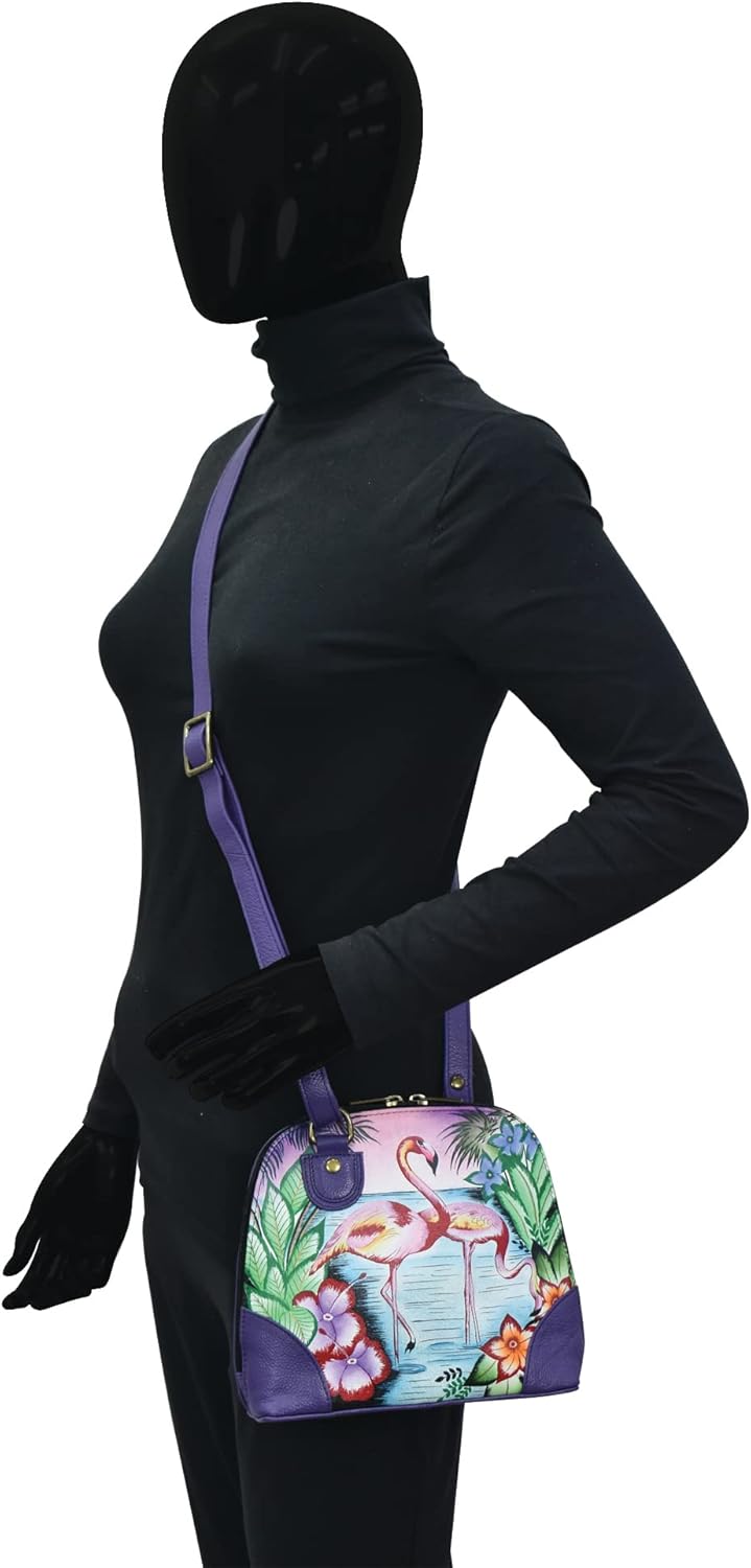 Anna by Anuschka Leather Small Multi Compartment Zip-Around Organizer - Image 2