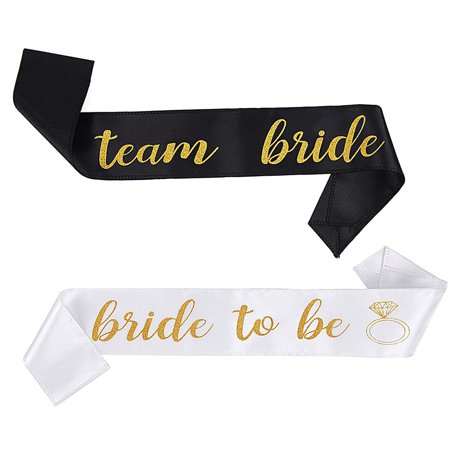 Poraceous Braut Schärpe Set - 5-tlg Team Bride Sash Collection