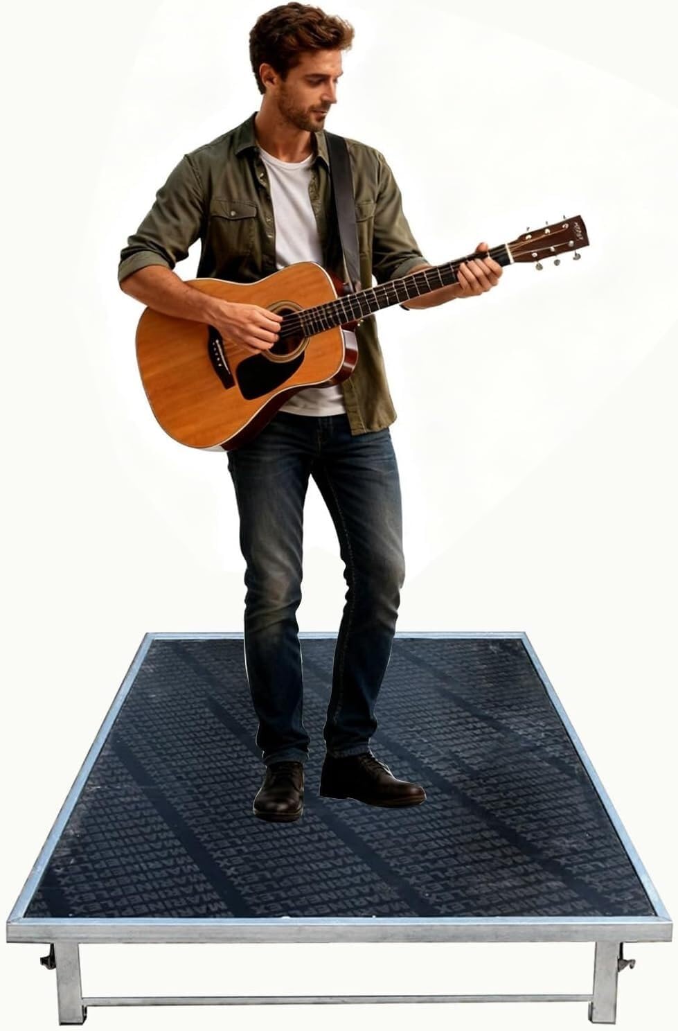 k3Mq9Rw Modular stage flooring Suitable For Concerts, Weddings, Drum Performances And School Performances(Height 30cm (11 3/4in))