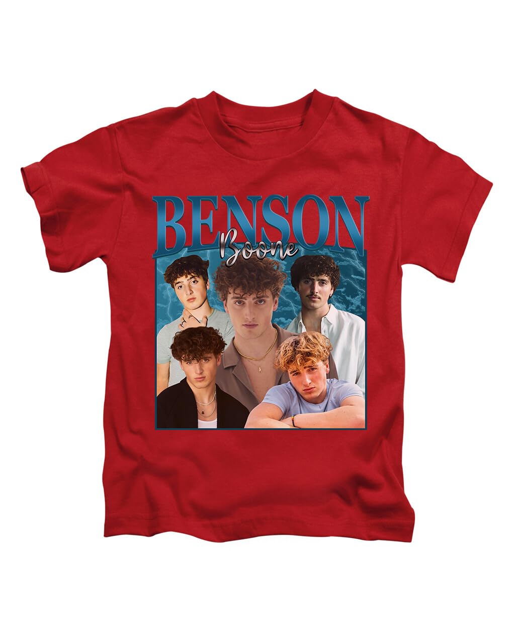 New Spirit Original Unisex Red Benson Boone Tee T-Shirt Funny T Shirt Top