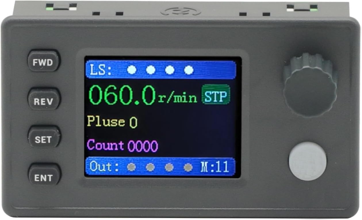 SMC05 Stepper Motor Driver Controller,Servo Motor Driver Integrated Board Forward/Reverse Pulse Speed Angle Control Module,Rotation Adjustment, Speed Regulation