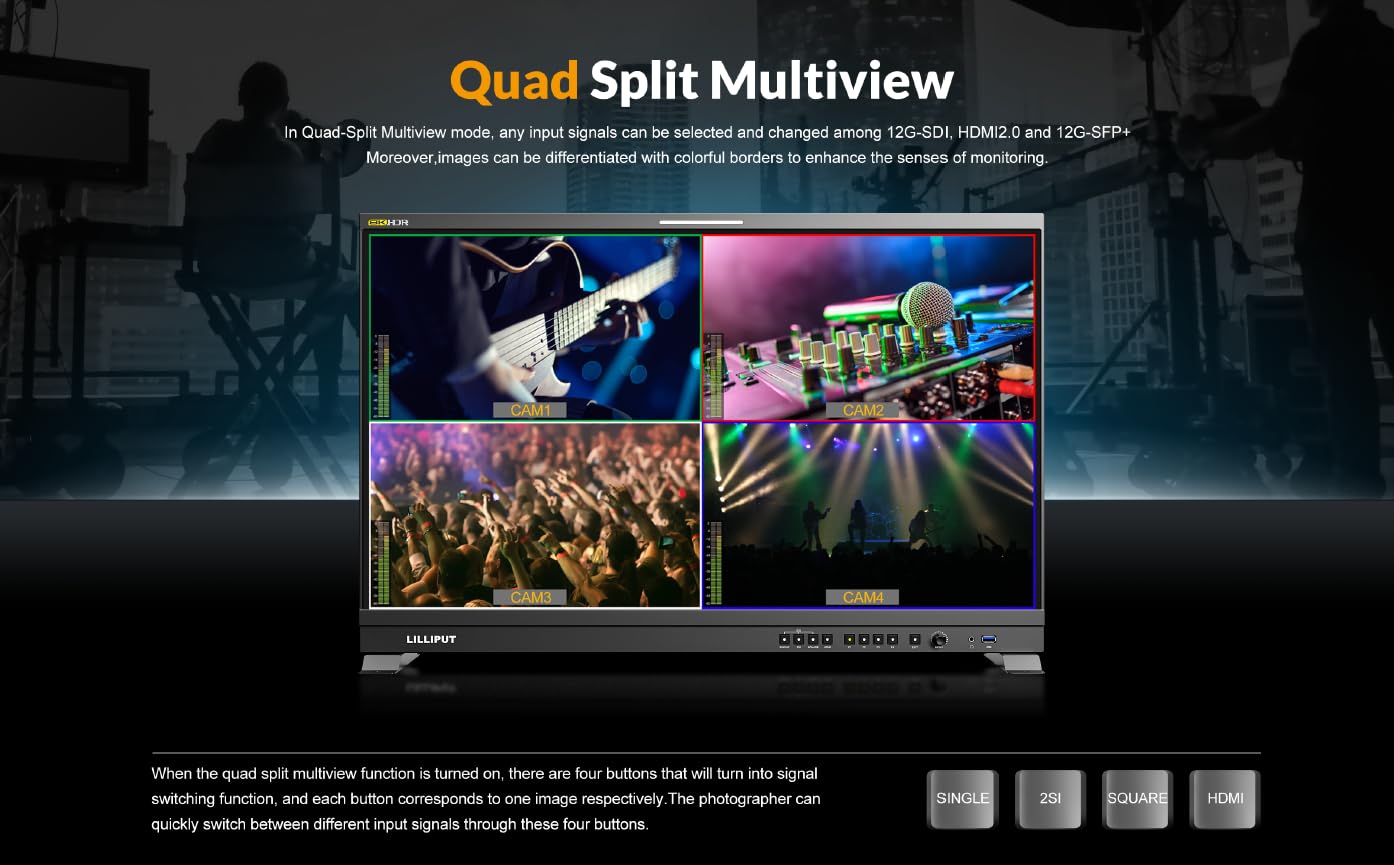 Amazon.com: LILLLIPUT Q31-8K 31.5inches 8K 12G-SDI Production