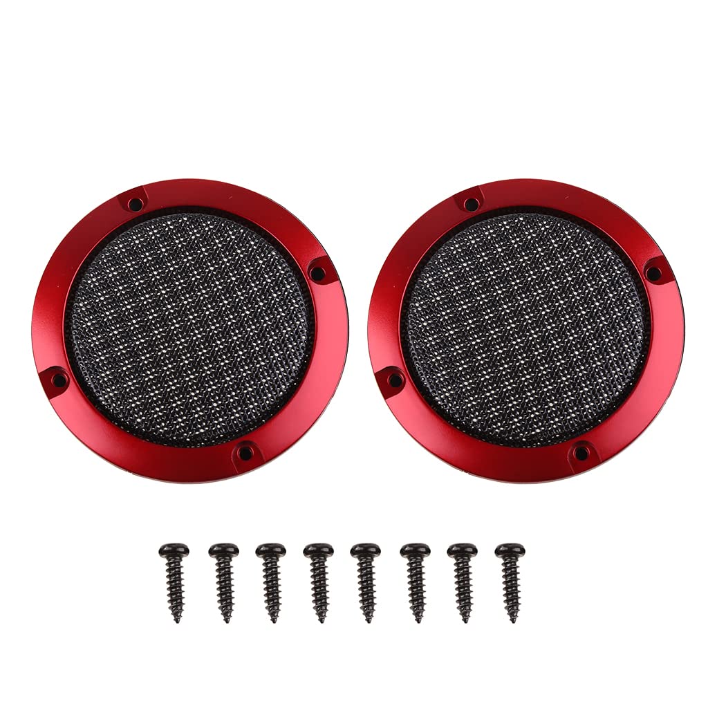Car Grille Subwoofer 3 Inch Grille for Loudspeaker Protective Mesh Accessori