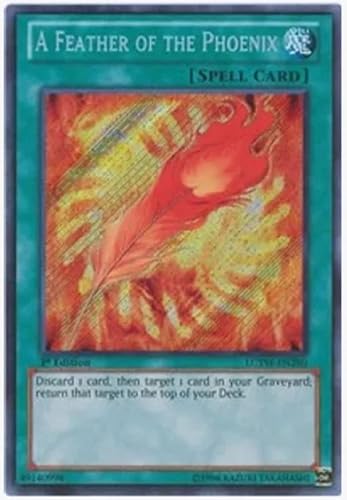 yugioh - Una pluma del fénix LCYW-EN280 1ª edición Secret Rare - Colección legendaria 3: Yugi's World