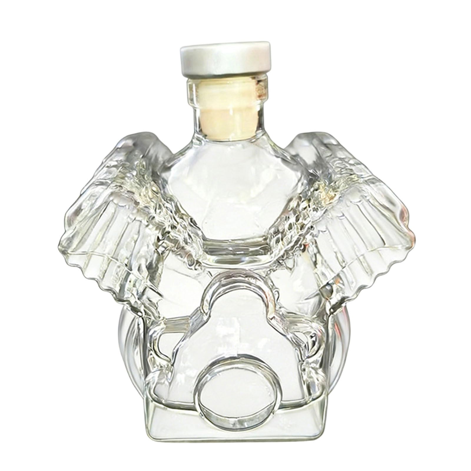 ZEPFJHE Unique Engine Shape Bourbon Decanter with High Aerating Glass Bottle for Enhancing Drinking Engine Wine Pourer