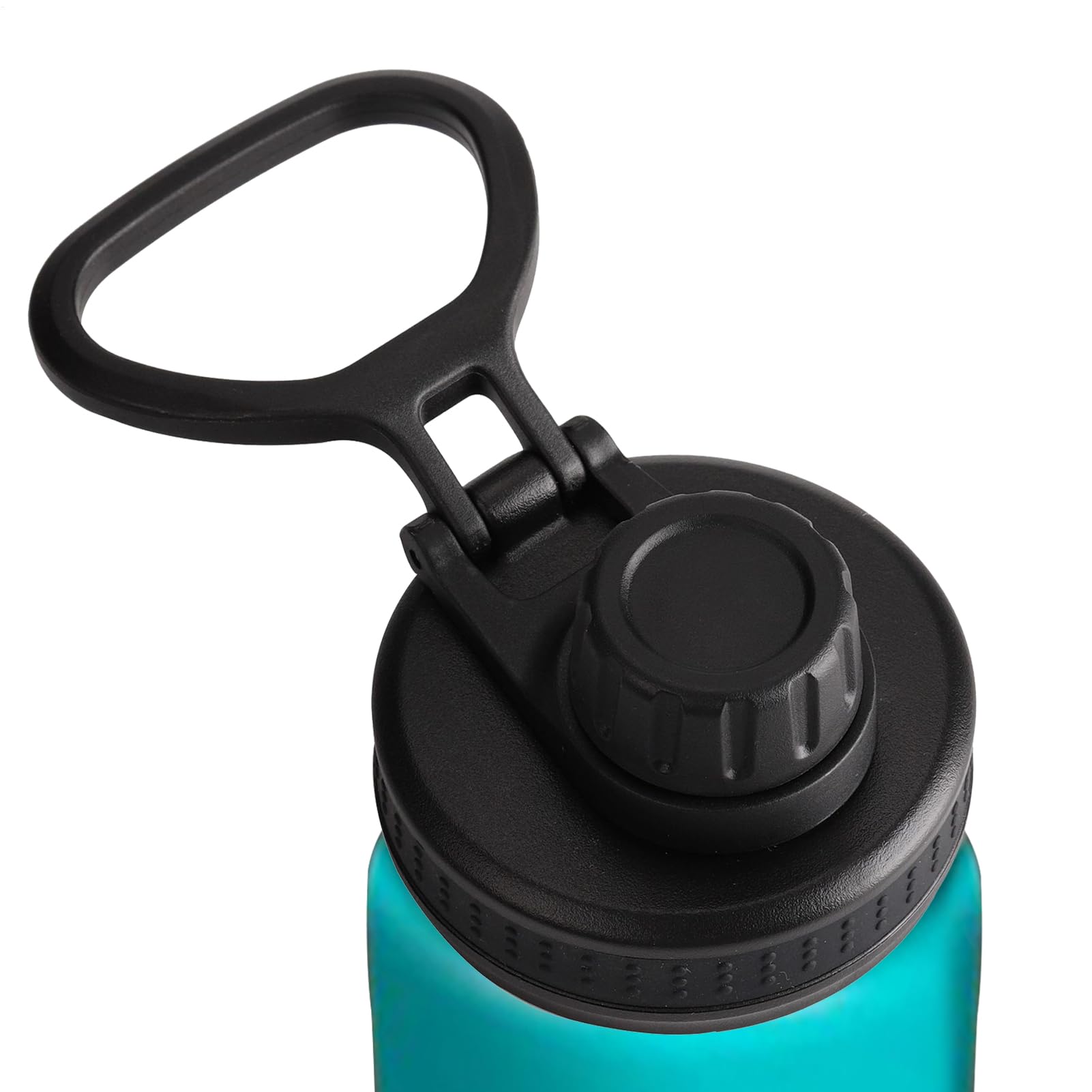 Water Bottle Lid Replacement Spill Proof Replacement Screw Caps Spout Lid For Wide Mouth Sport Water Bottles,clamshell Top For Most Sports & Gym WaterBottles