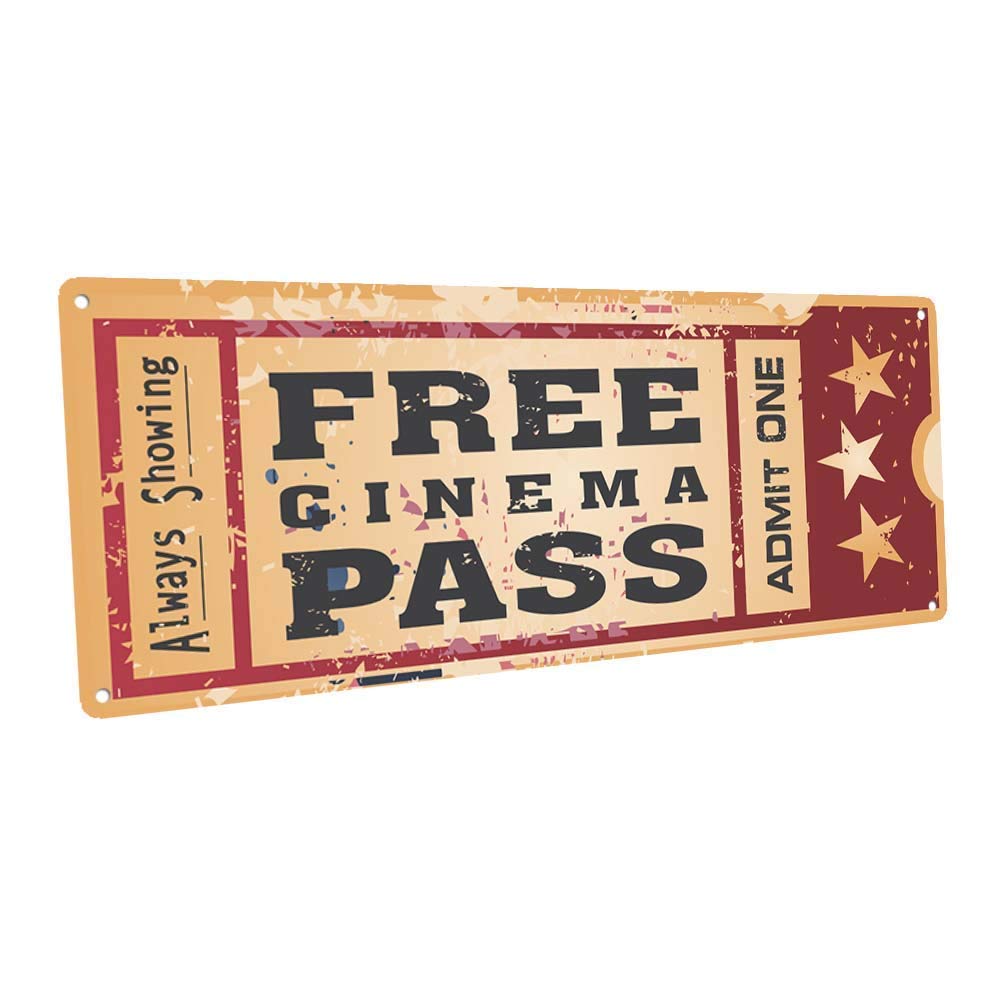 Ingzzaac Metalpostera103411 Metal Tin Sign 8X12 Inches Home Cinema Metal Sign