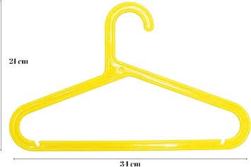 Plastik Çocuk Askısı, Elbise Askısı, Renkli Askı, Slim Askı (Standart, Adet, 8)