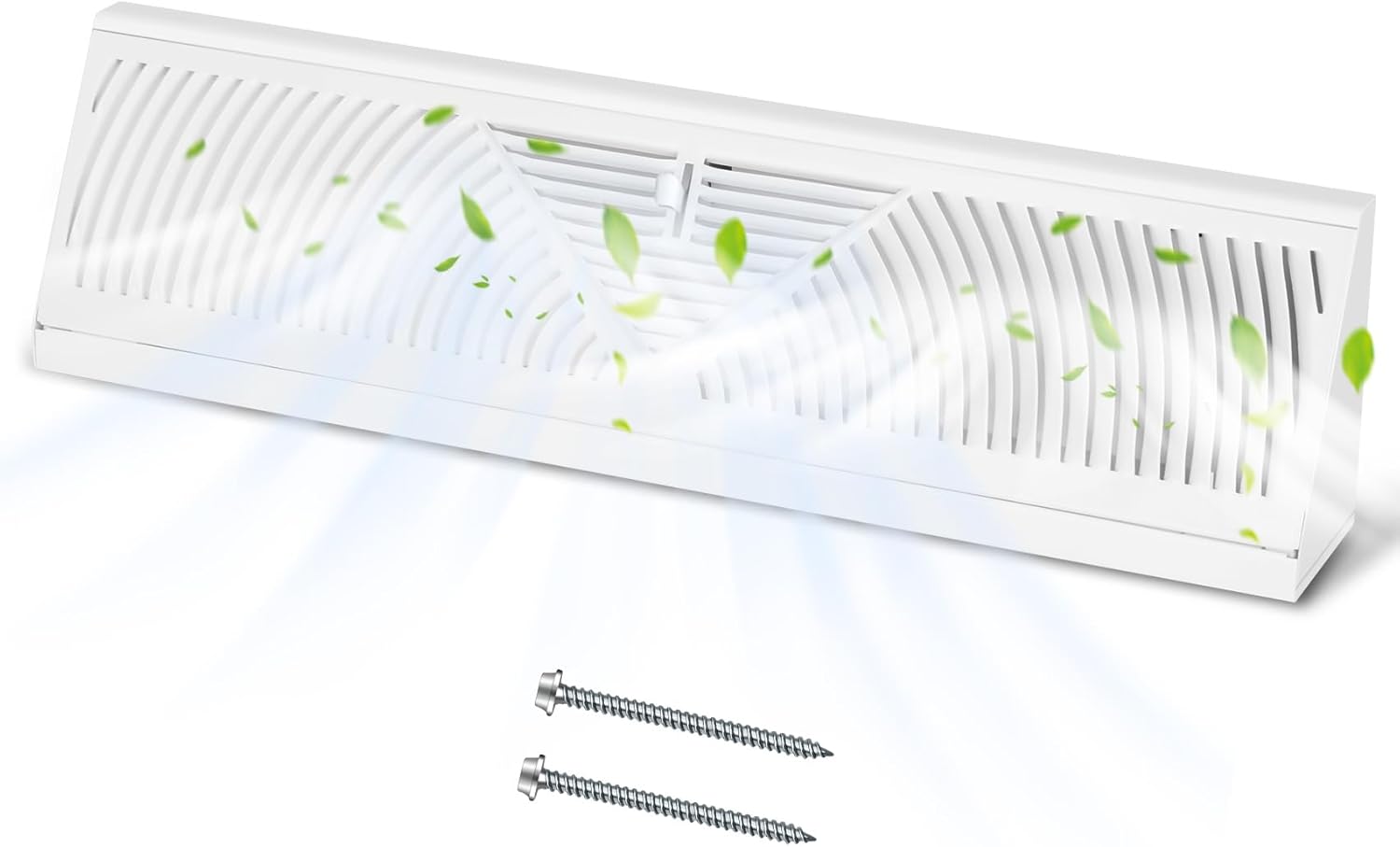 Upgraded 2 Pcs 18 Inch Baseboard Register Compatible Pipe Opening Sizes
