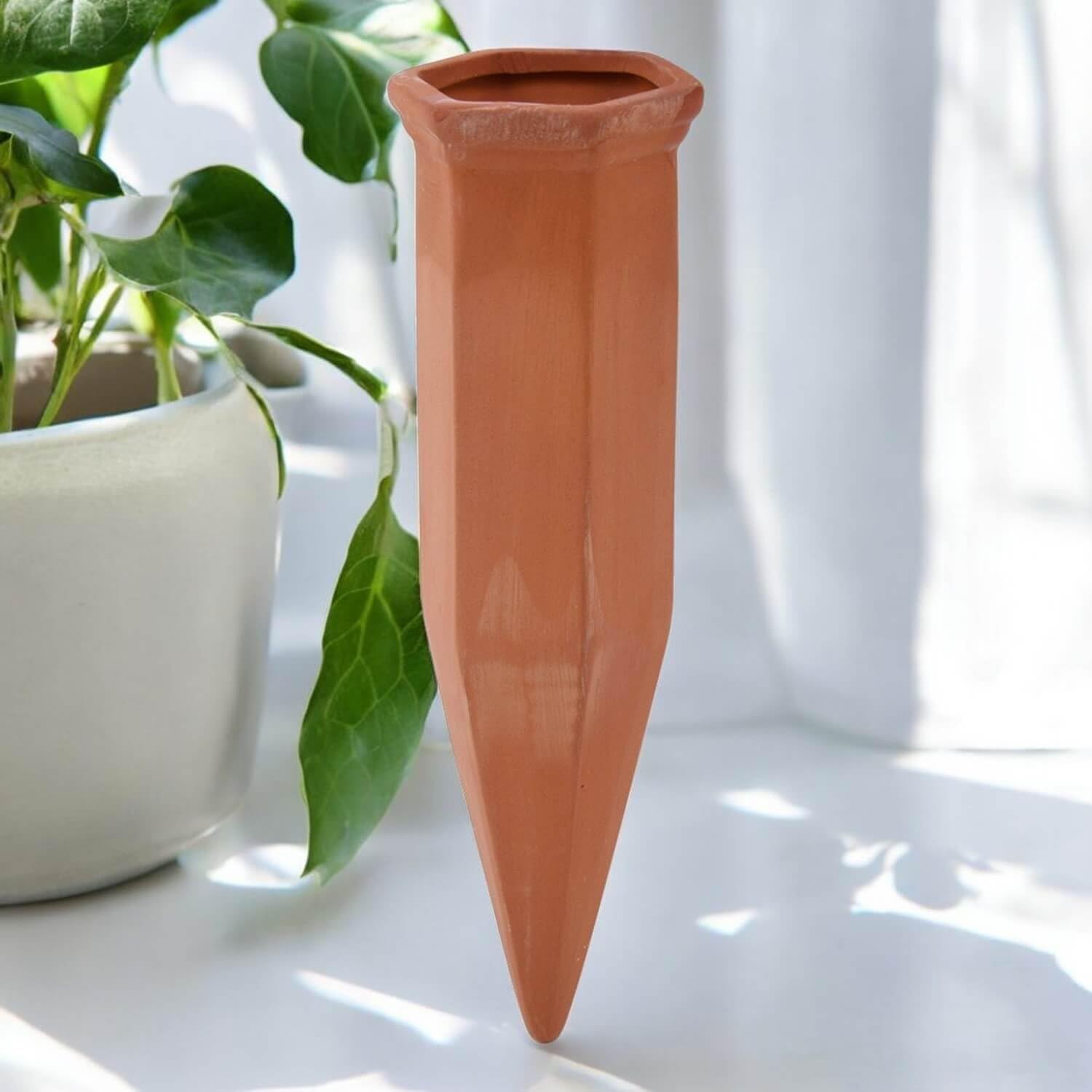 degawo Zestaw 20 kołków nawadniających – terakota, na butelki, Ø 5 cm, długość: 18 cm
