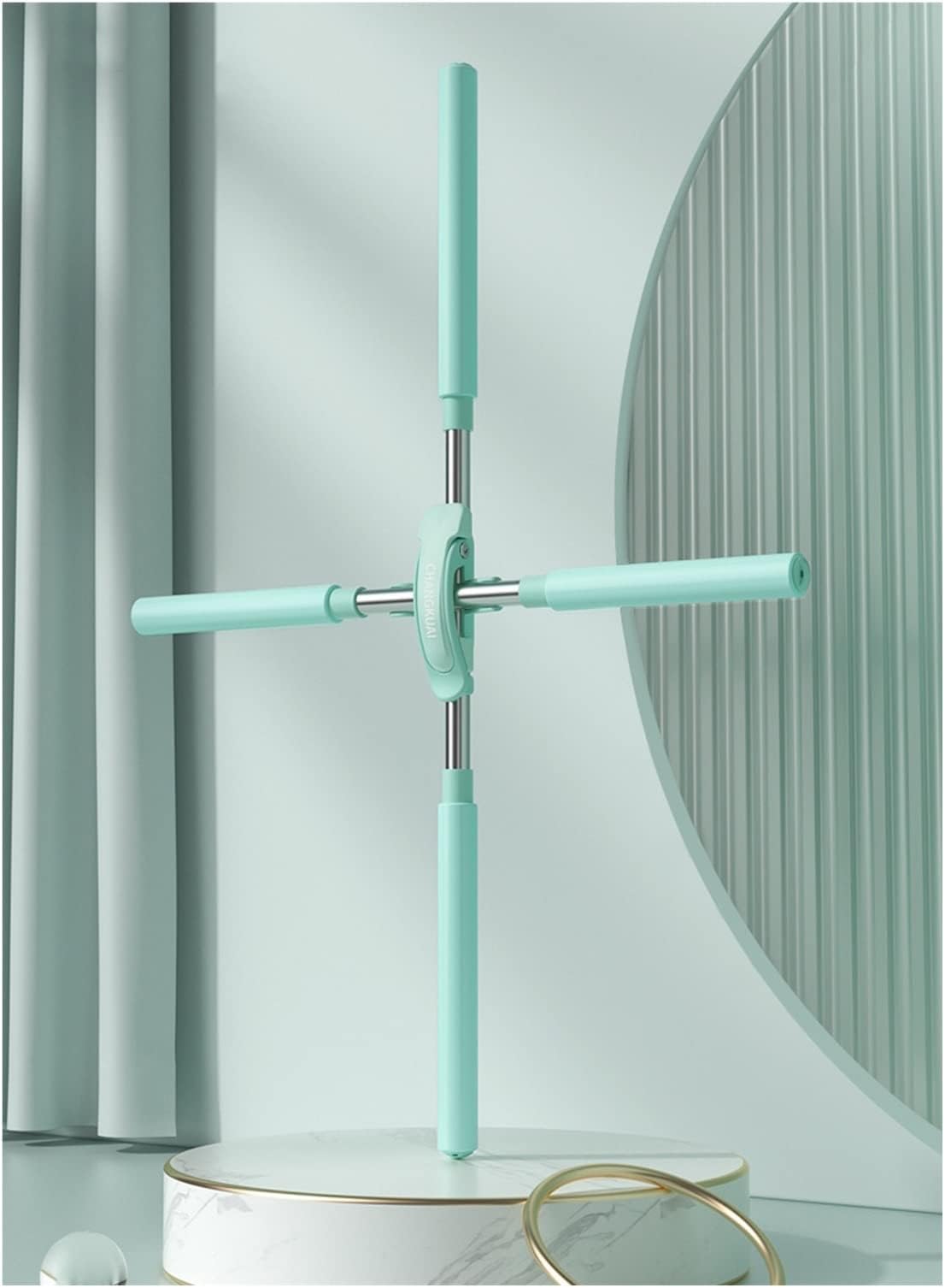 ZXTING Yoga Stick Training,Yoga Sticks Stretching Tool,Improve Posture and Relieve Pain,Stretching Correction of Hunchback,Shoulder Adult/Kids (Color : Green)