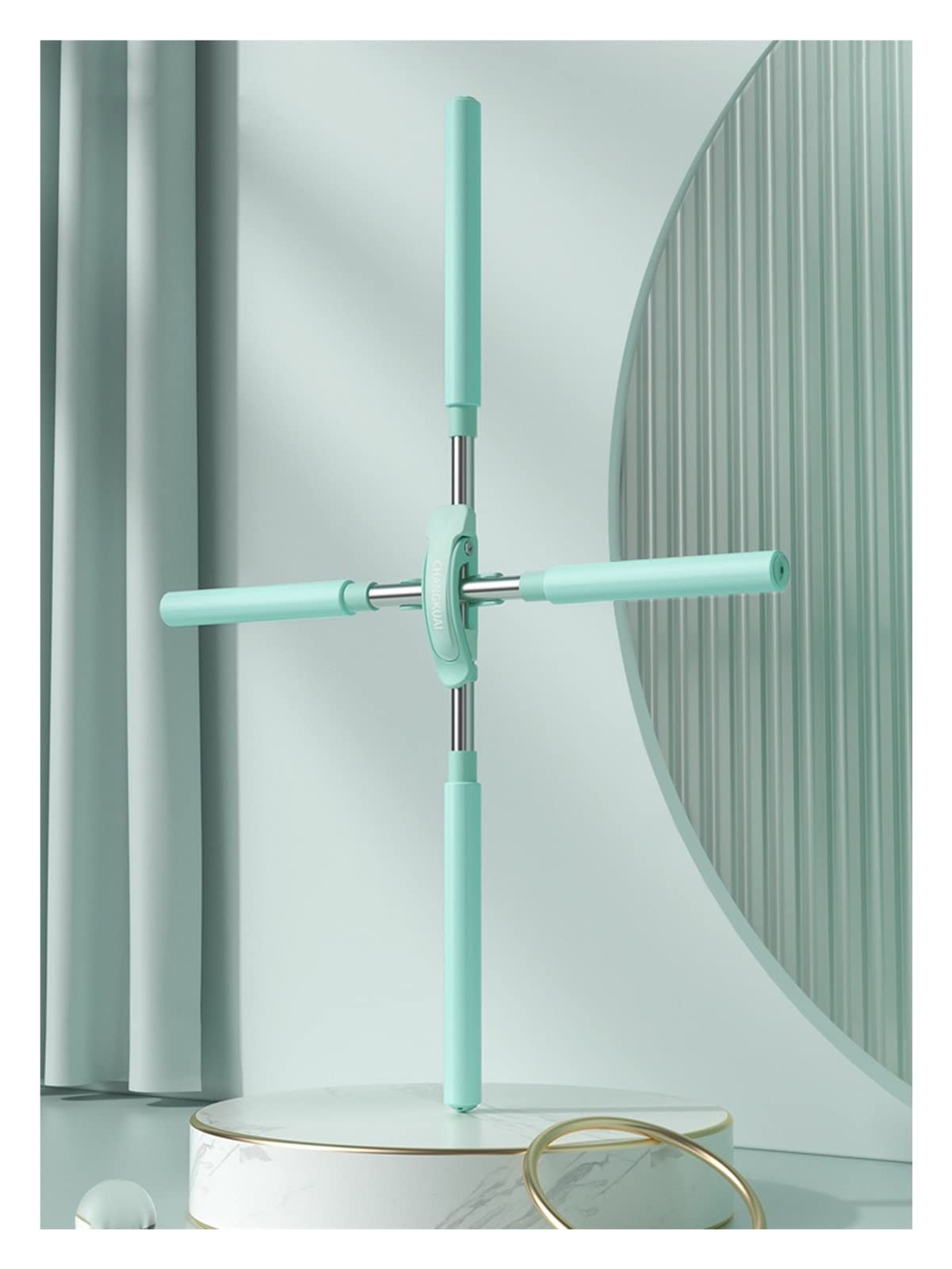 ZXTING Yoga Stick Training,Yoga Sticks Stretching Tool,Improve Posture and Relieve Pain,Stretching Correction of Hunchback,Shoulder Adult/Kids (Color : Green)