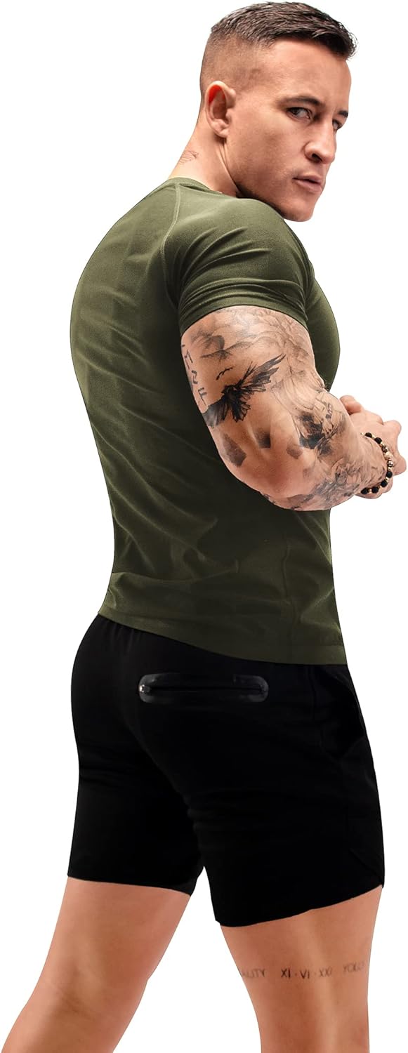 FUXERT Sauna Shirt for Men Sweat Sauna Suit for Gym Exercise Compression Shirt Workout Shapewear - Image 4