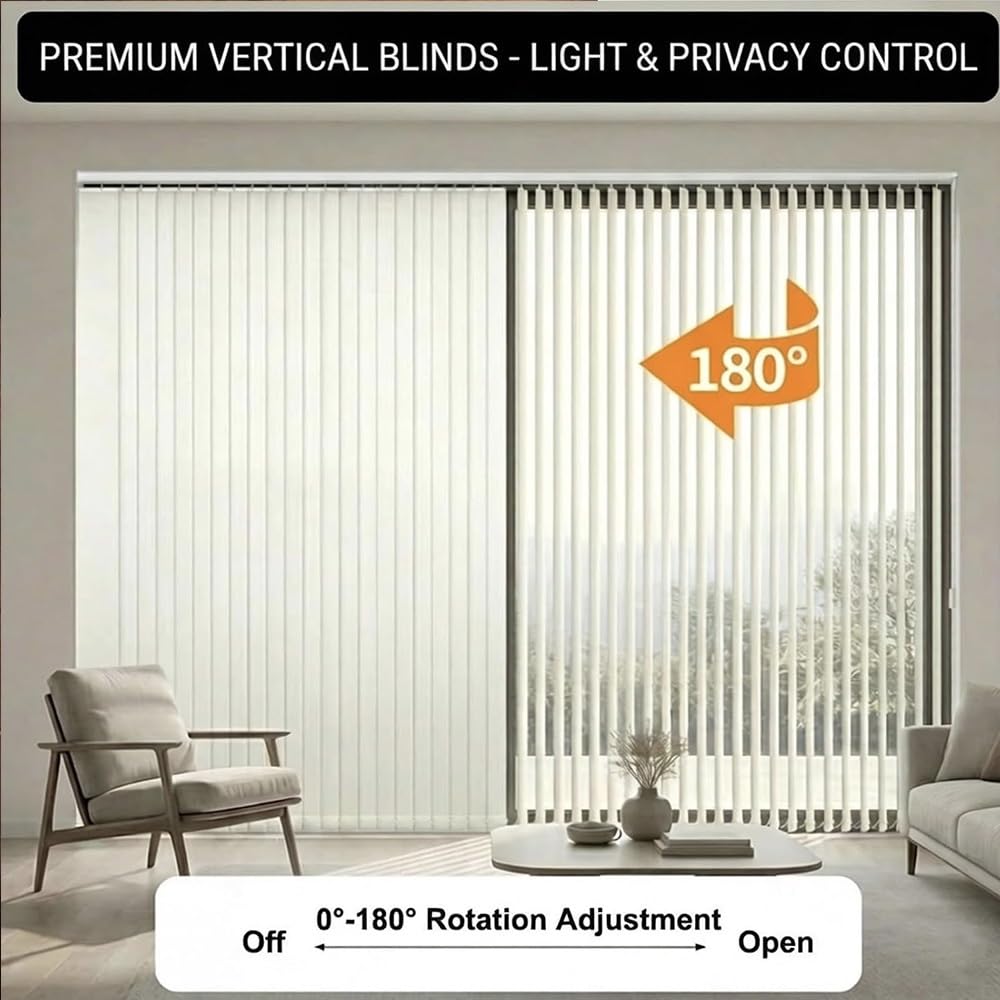 Generic Persianas Verticales Cortina De Láminas Balcón Estores Verticale