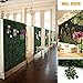 DearHouse 8 Pack Artificial Boxwood Panels Topiary Hedge Plants Artificial Greenery Fence Panels for Greenery Walls,Garden,Privacy Screen,Backyard and Home Decor