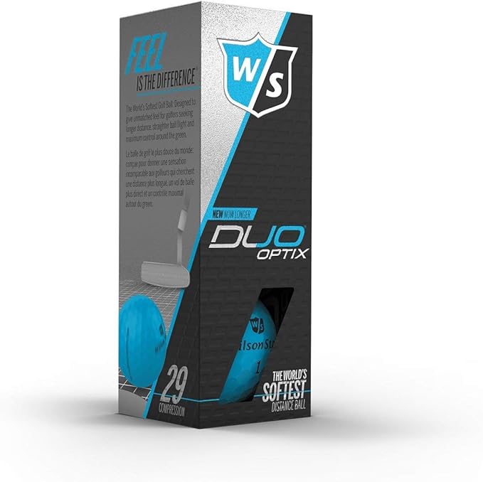 Wilson Staff Duo Soft Optix Matte Finish Distance Golf