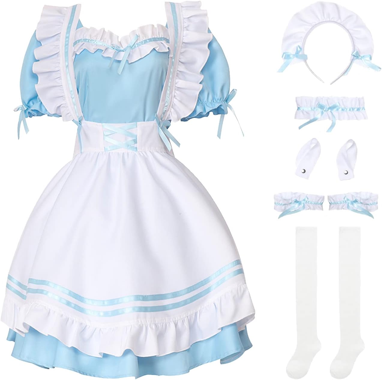 French Maid Dress Anime Maid Cosplay Jurk Klassiek French Maid Dress Anime Maid Cosplay Jurk Klassiek