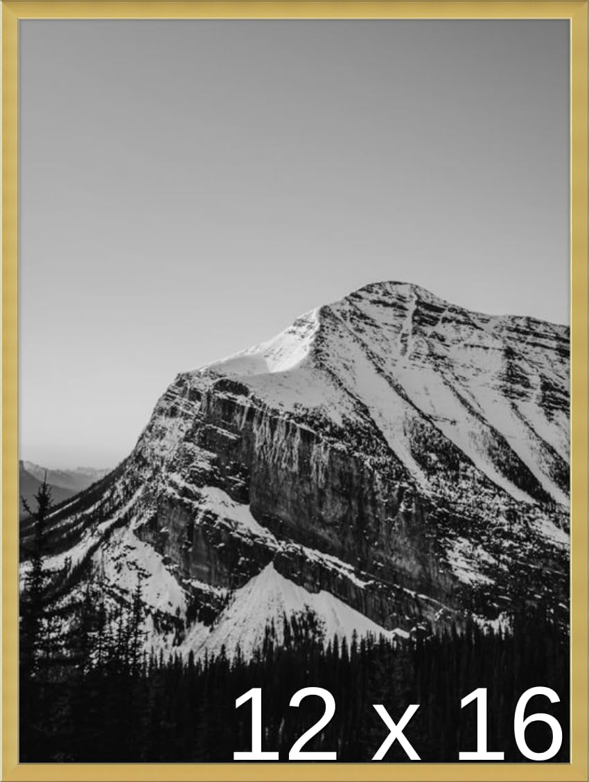 Frame It Easy 12 x 16 Gloss Silver Metal Frame (Ashford)