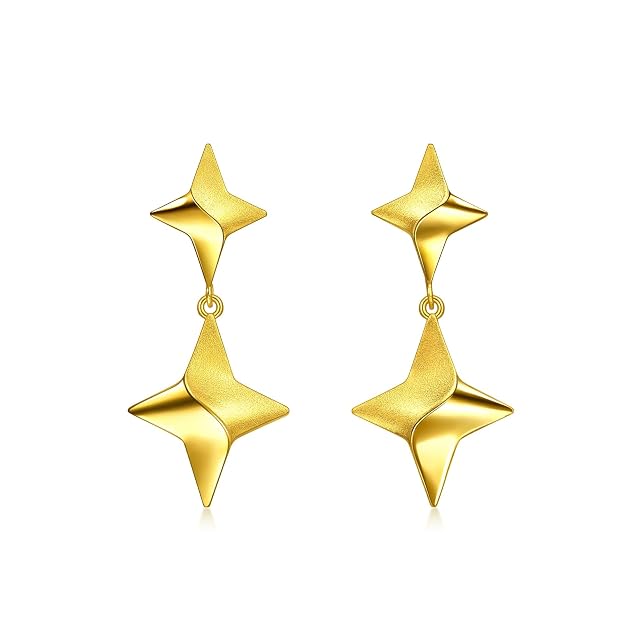 Chow Sang Sang CHOW SANG SANG 999 Gold Earrings Price-by-Weight 4.11g Gold