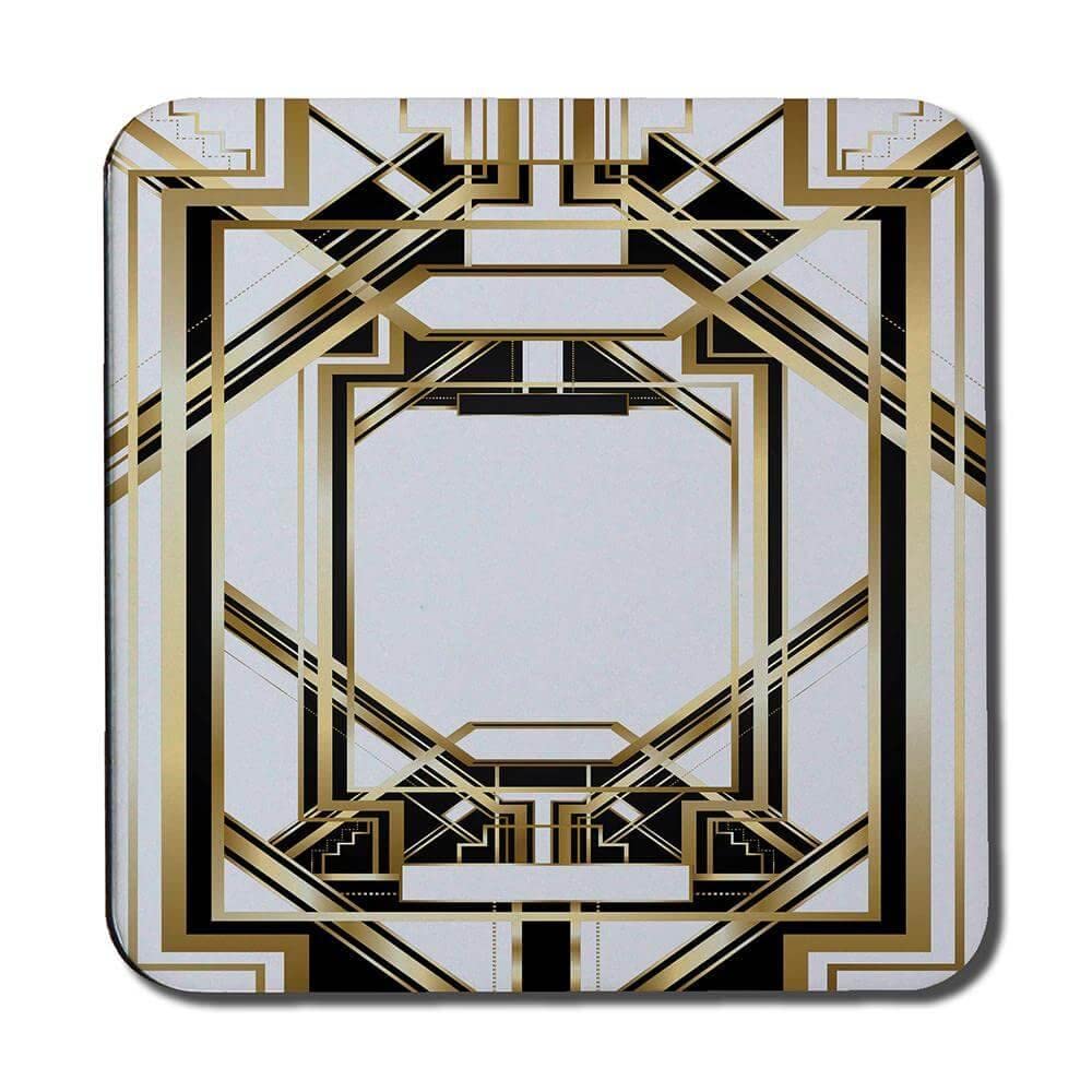 Andrew Lee Art Deco cadre noir doré décoration murale de chambre