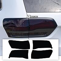 Vista 8 de BOGAR TECH DESIGNS Cubierta tintada para luz de freno trasera y reflector de parachoques compatible con Jeep Grand Cherokee 2014-2021, oscura