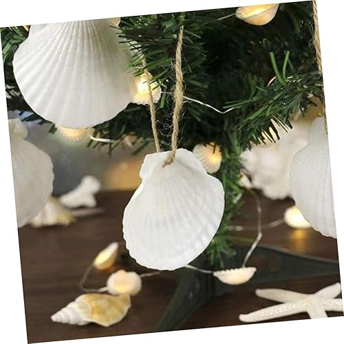 Miniatura 2 de Hemoton 10 platos de cuchara de sopa para manualidades, platos de comida de concha, cuencos de salsa, platos de conchas para fiestas, bandejas de