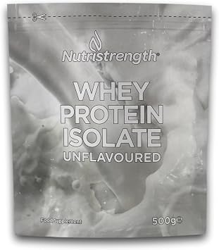 Unflavoured Whey Protein Isolate Powder | Pure Whey Protein Isolate Powder 1kg with Sunflower Lecithin | Made in The UK 1kg