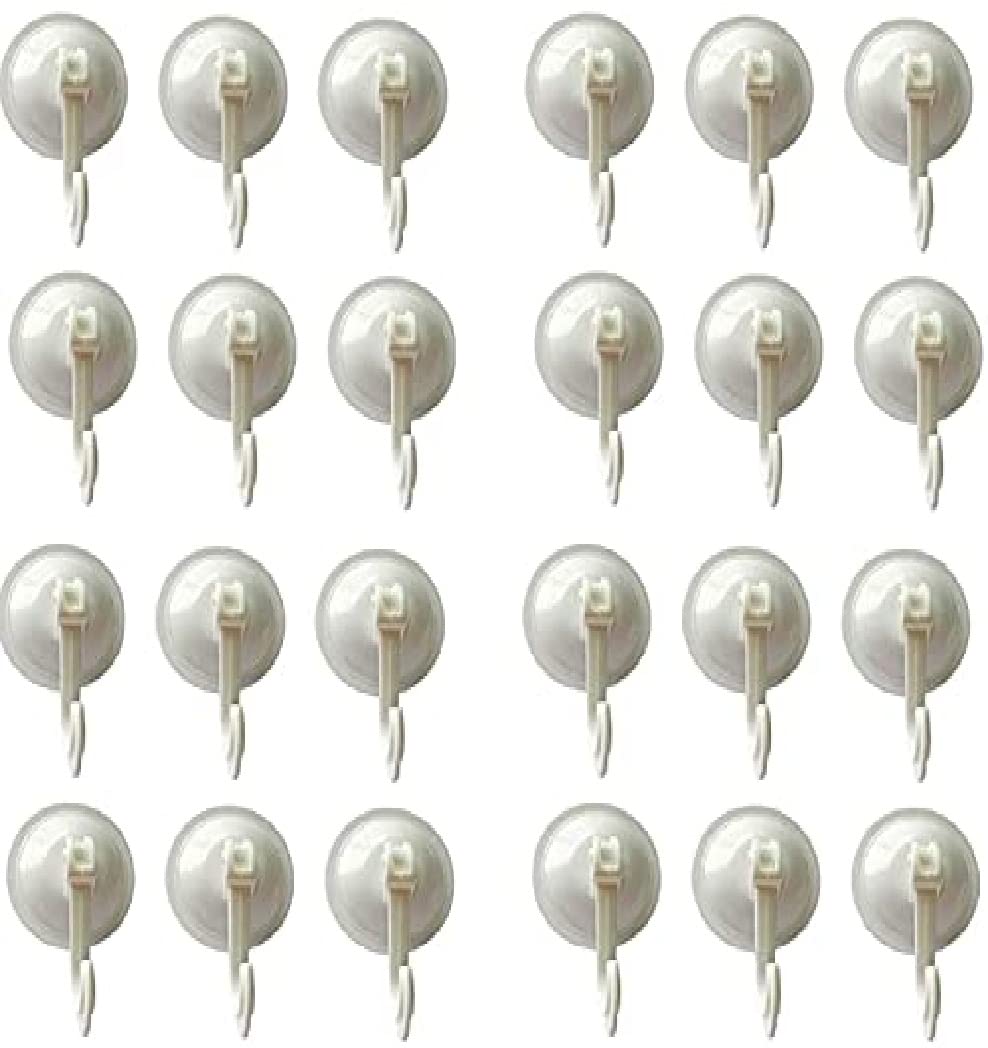 Q1 Beads Suction Vacuum Hook for Glass, Mirror Surface Damage Free, No Drilling, No Holes 65 mm Diameter, Jumbo Size - Pack of 24 Pcs (B08B5CWDQW) Amazon Price History, Amazon Price Tracker