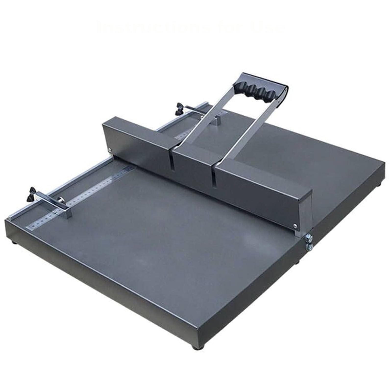Ltzygmion 23.6" Manual Creasing Machine, Wide Paper Scorer With Positioning Ruler And Hand-Held Pressure Bar, Indentation Depth 0.8Mm, For Greeting Cards, Invitations, Menus