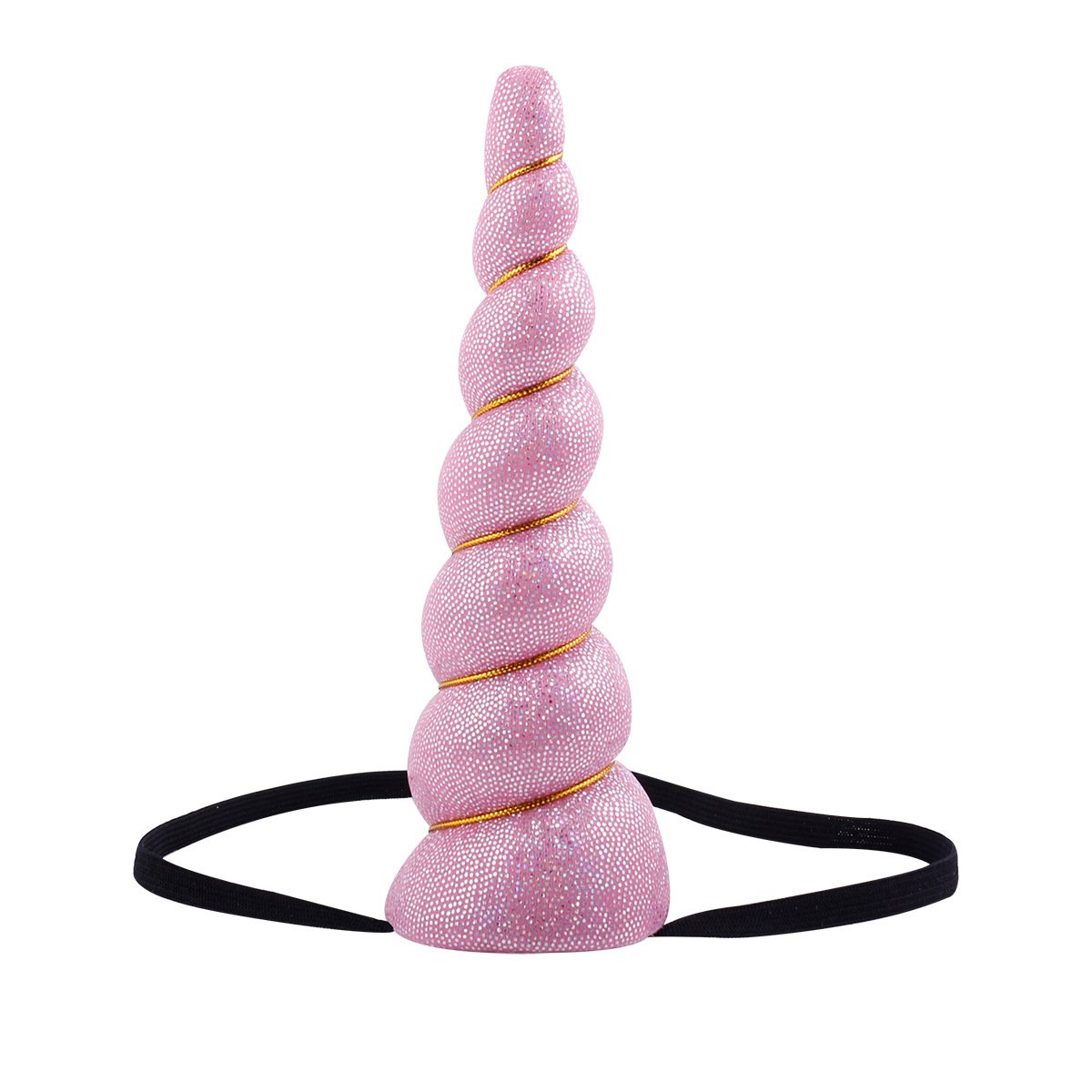 Love Sweety Delicate Dew Shiny Unicorn Horn Elastic Headband Cosplay Costume Easter Headpiece