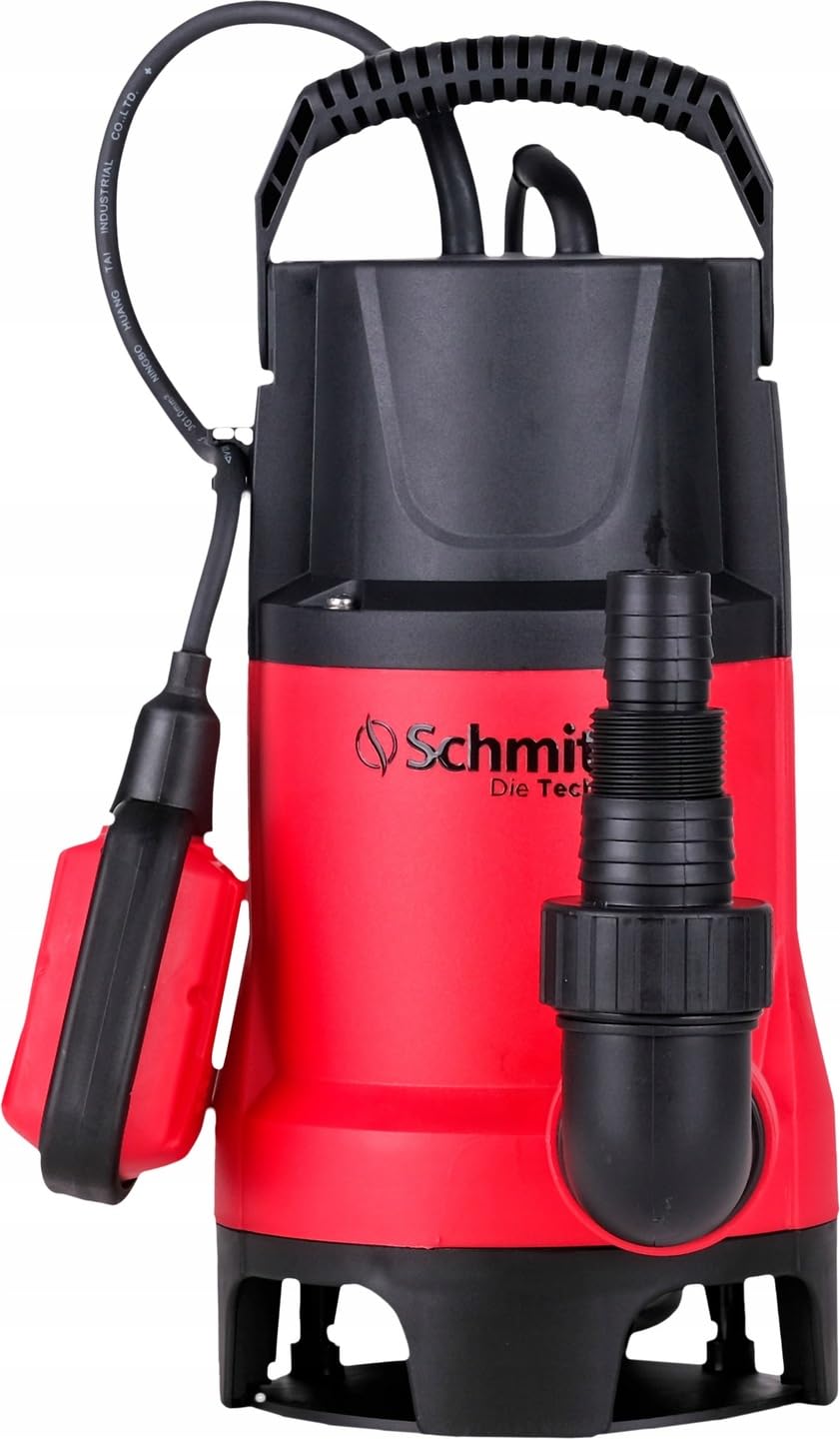 Bomba de agua sumergible achique - Bomba aguas sucias 220v - 1100 W - 15000 L/H - Máx. Altura de descarga 9 M, Máx. tamaño de partícula 25mm - Para agua limpia y aguas residuales